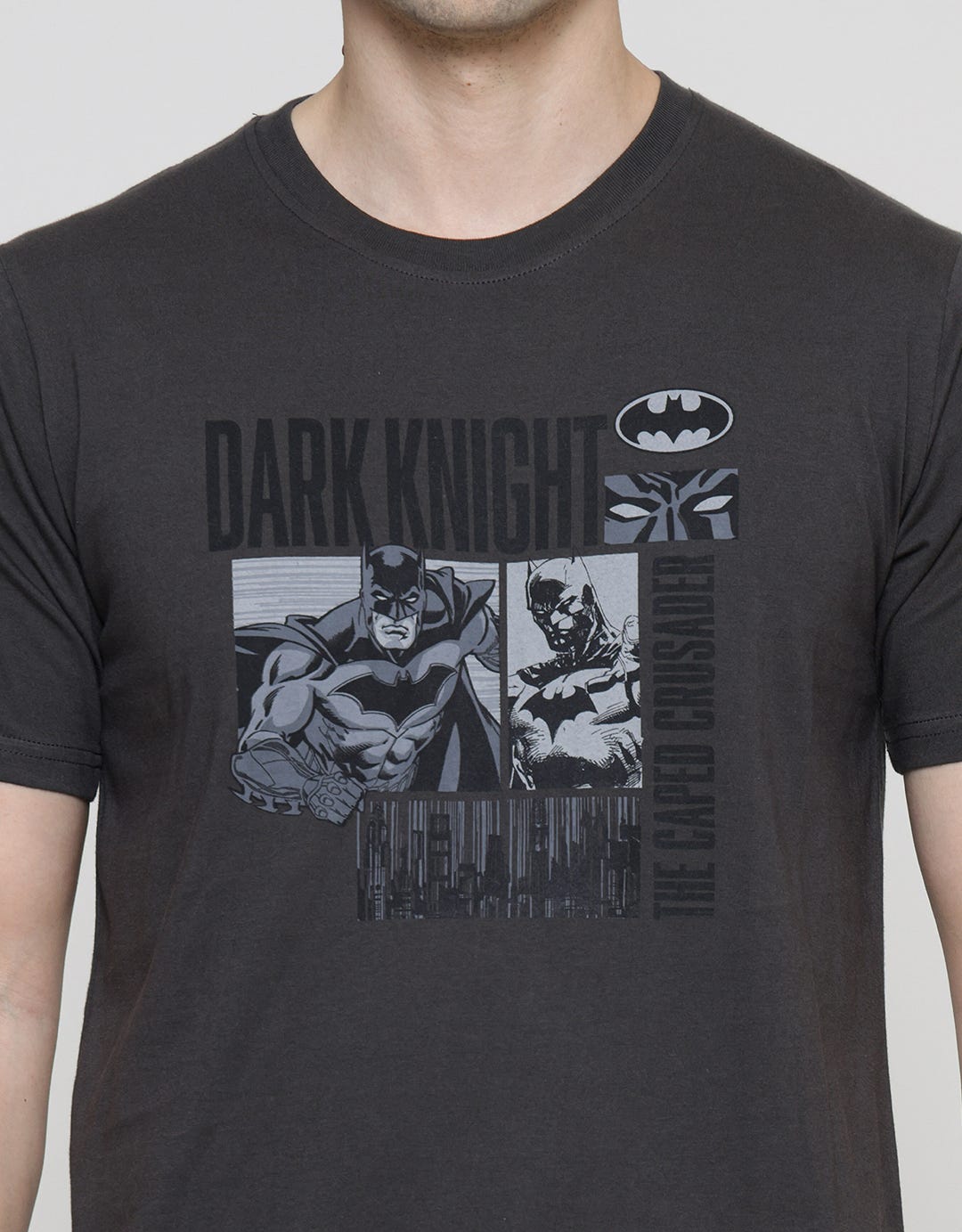 T Zone Wb Batman Dark Knight Kaos Lengan Pendek Pria