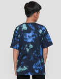 Nevada Tiedye Blue Neon Kaos Lengan Pendek Anak Laki-Laki