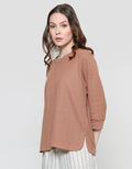 Connexion Waffle Plain Kaos Wanita