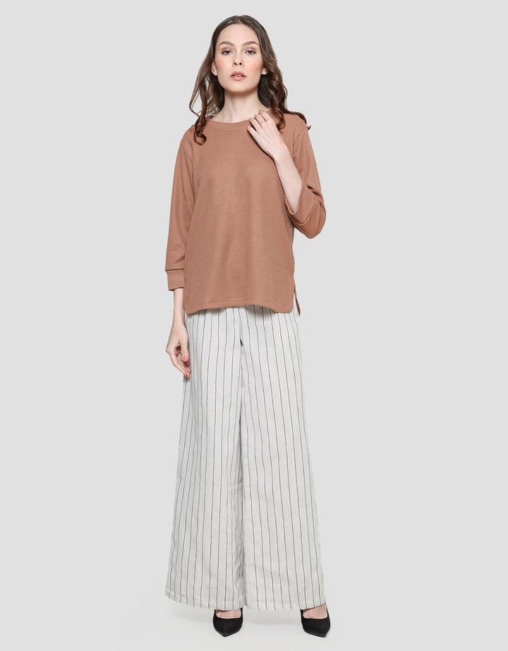 Connexion Waffle Plain Kaos Wanita