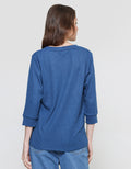 Connexion Waffle Plain Kaos Wanita