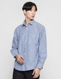Cole Checks Med Kemeja Lengan Panjang Regular Pria