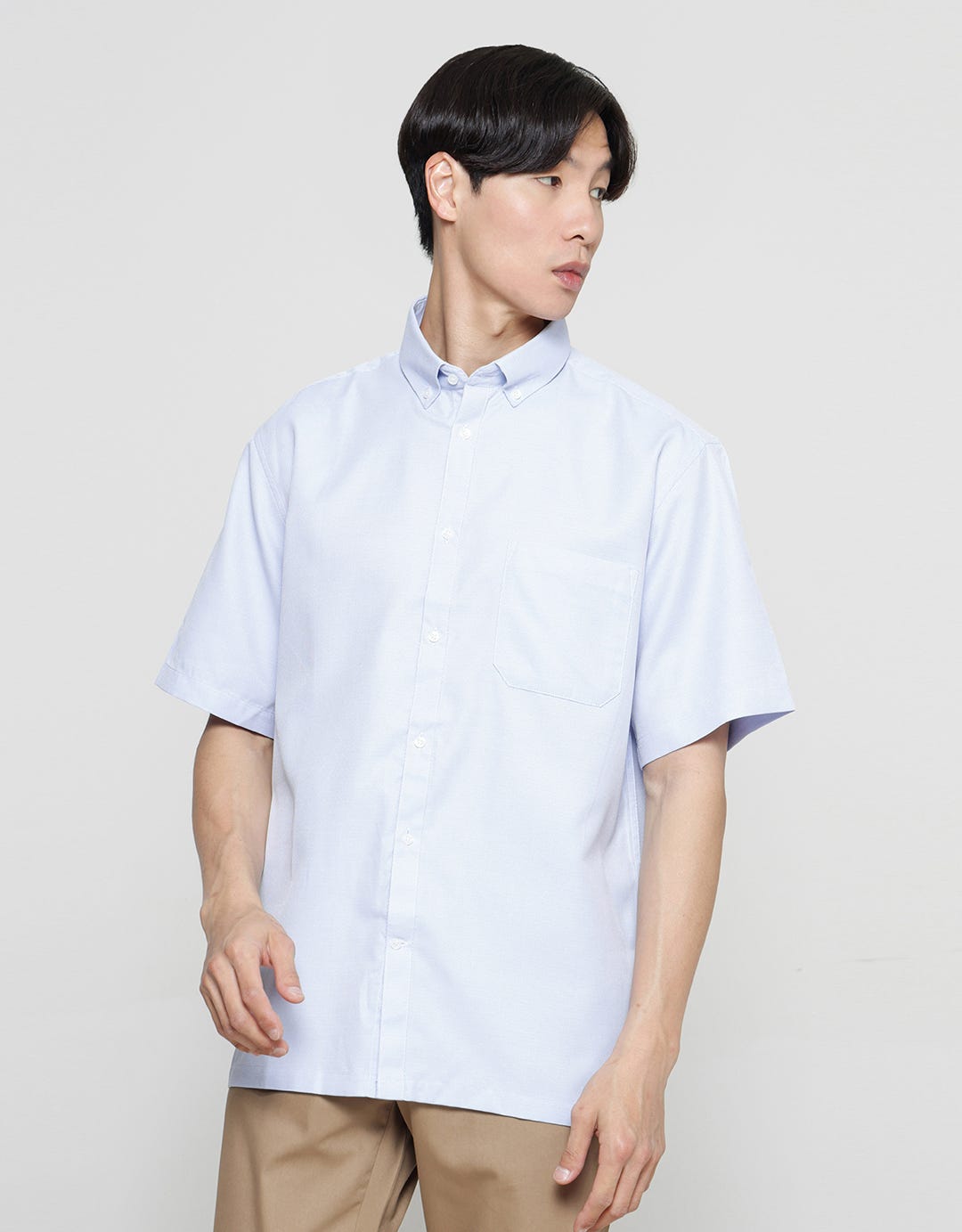 Cole Texture Diamond Dobby Cvc Men's Regular Short Sleeve Shirt