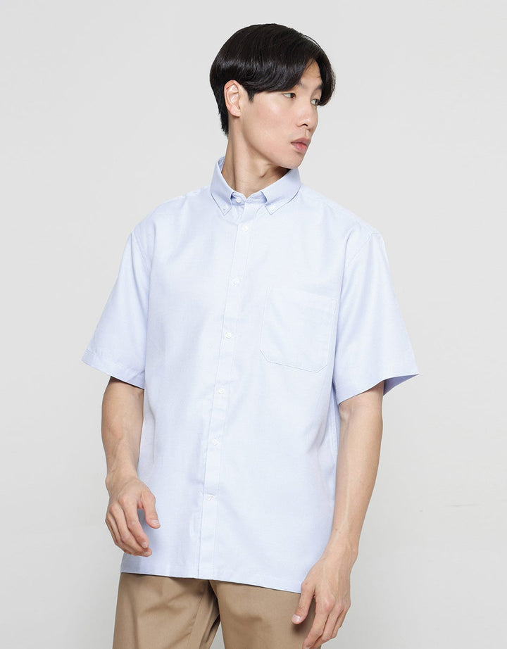 Cole Texture Diamond Dobby Cvc Men's Regular Short Sleeve Shirt