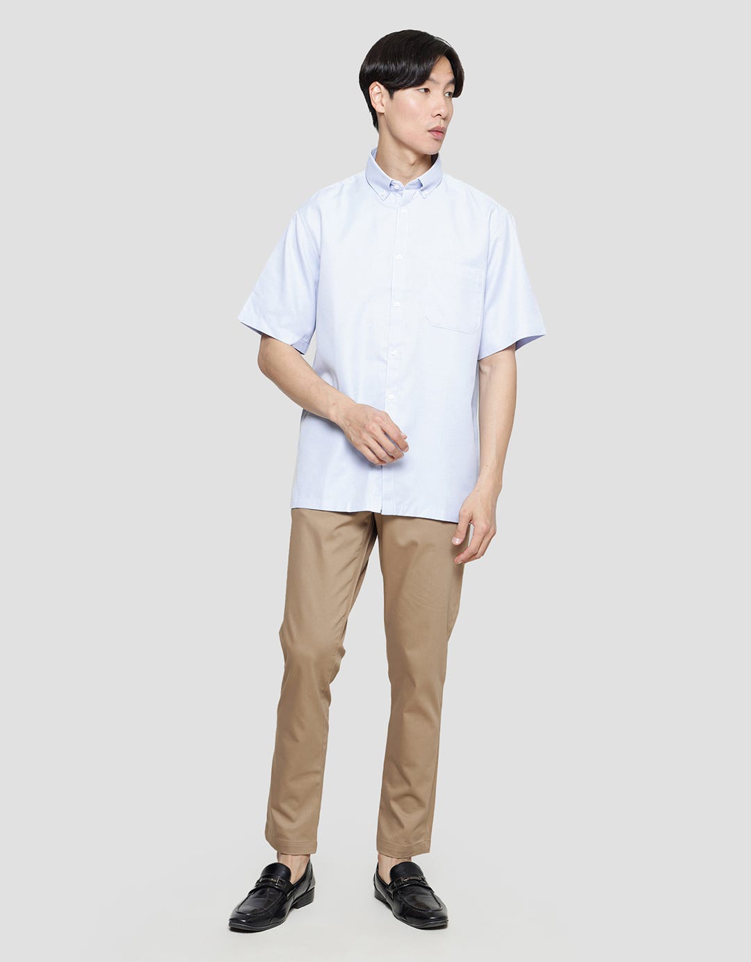 Cole Texture Diamond Dobby Cvc Men's Regular Short Sleeve Shirt