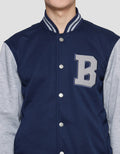 Nevada Men's Varsity Knit Jacket Print