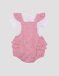 Pipiniko Set Romper Love Jumpsuit Anak Perempuan