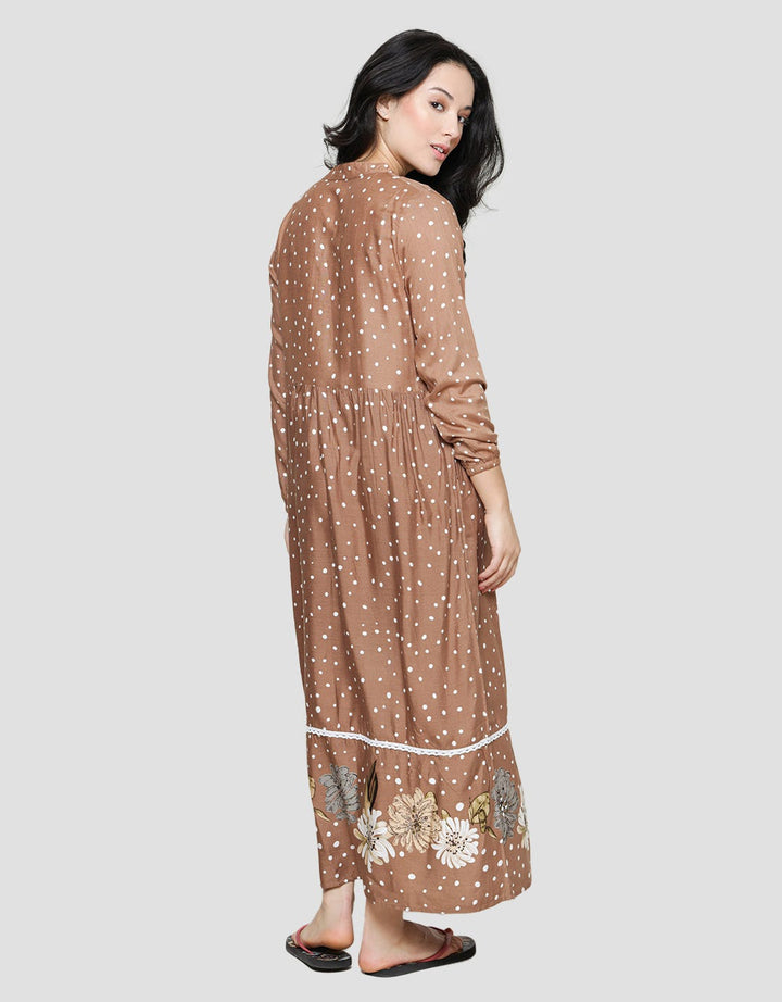 St. Yves Maxi Dress Bottom Sweet Flower Wanita