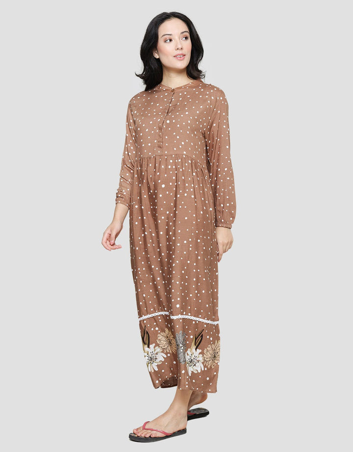 St. Yves Maxi Dress Bottom Sweet Flower Wanita