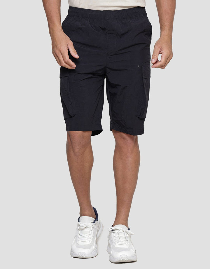 Details Hidden Zipper Regular Fit Men's Cargo Shorts