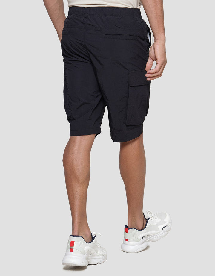 Details Hidden Zipper Regular Fit Men's Cargo Shorts