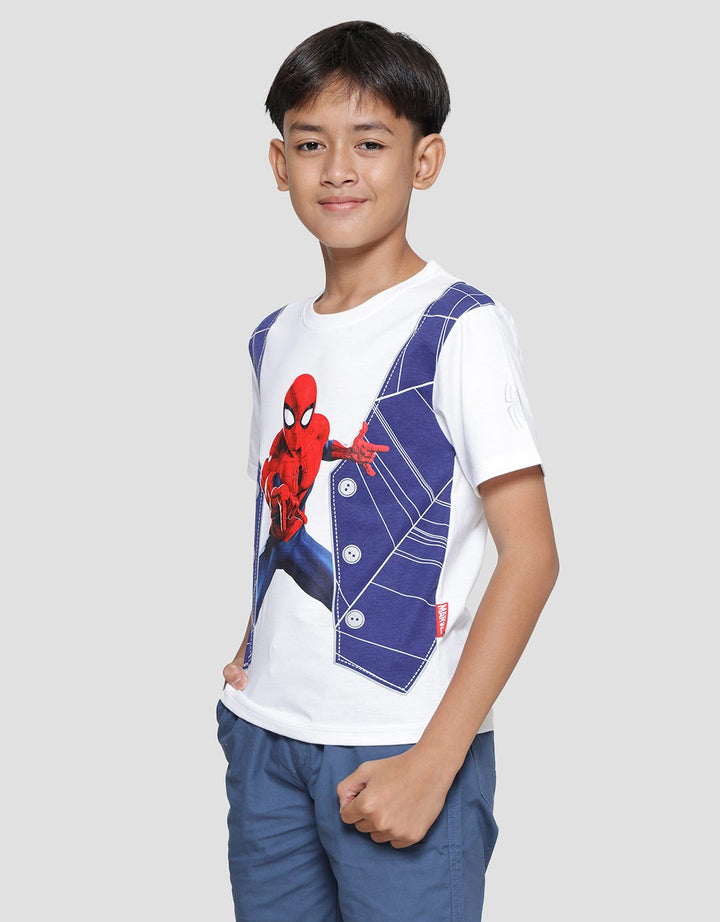 Marvel Spiderman Vest The Amazing Boys Short Sleeve T-shirt