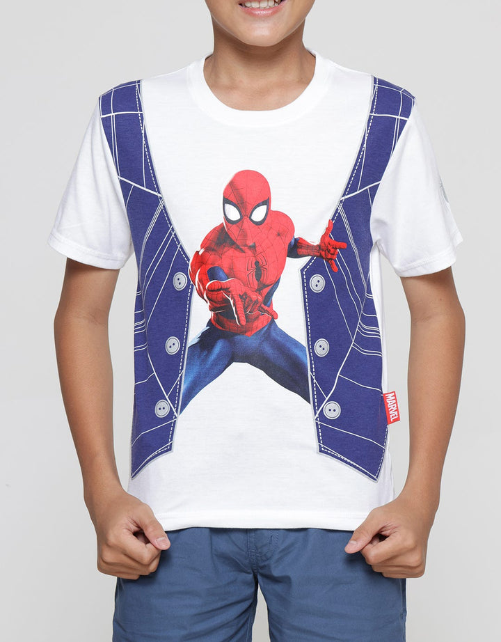 Marvel Spiderman Vest The Amazing Boys Short Sleeve T-shirt