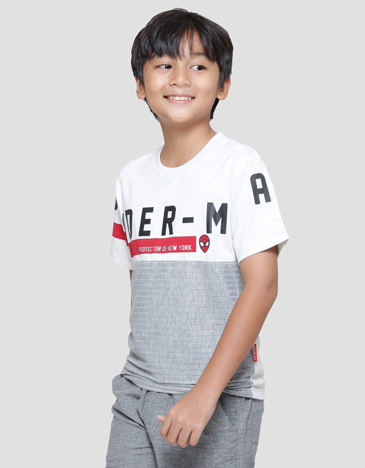 Marvel Spiderman Protector Cutsewn Kaos Lengan Pendek Anak Laki-Laki