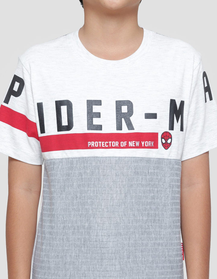 Marvel Spiderman Protector Cutsewn Kaos Lengan Pendek Anak Laki-Laki