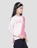 Character Barbie Kaos Lengan Panjang Anak Perempuan