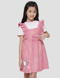 Character Hello Kitty Overall Midi Dress for Girls
