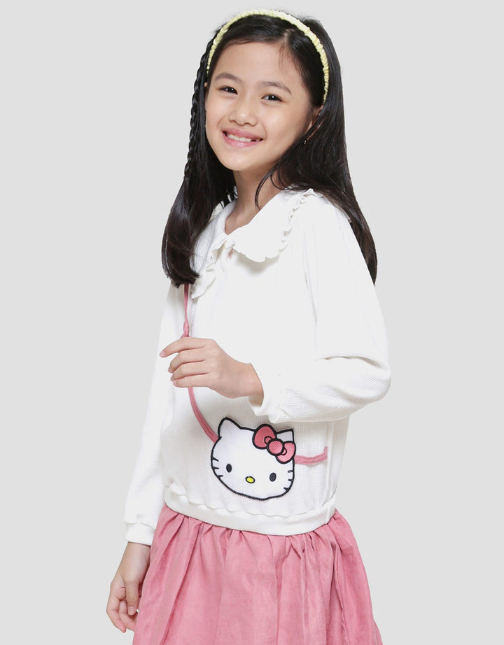 Character Hello Kitty Sling Bag Midi Dress Anak Perempuan