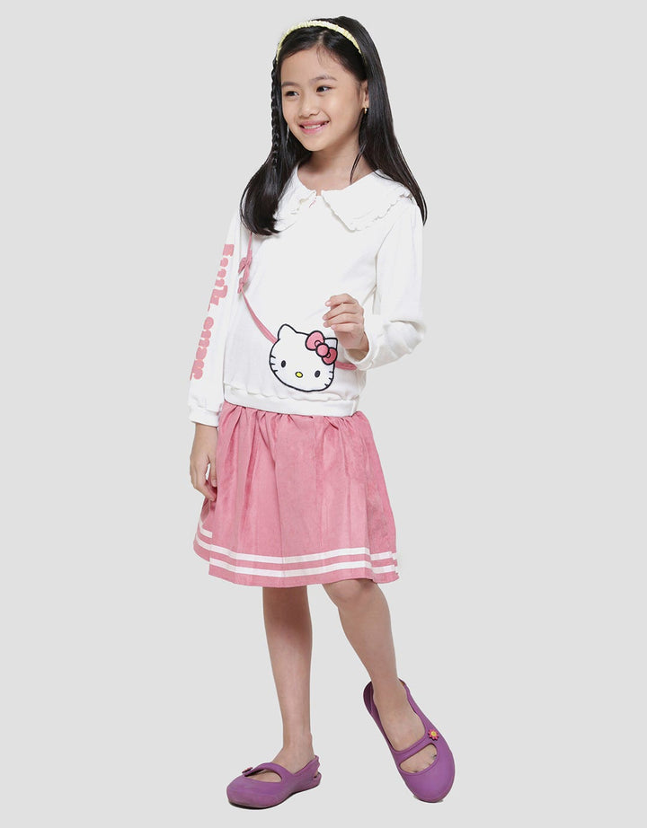 Character Hello Kitty Sling Bag Midi Dress Anak Perempuan