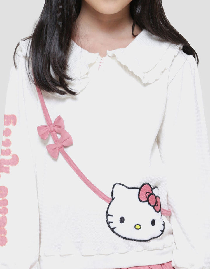 Character Hello Kitty Sling Bag Midi Dress Anak Perempuan