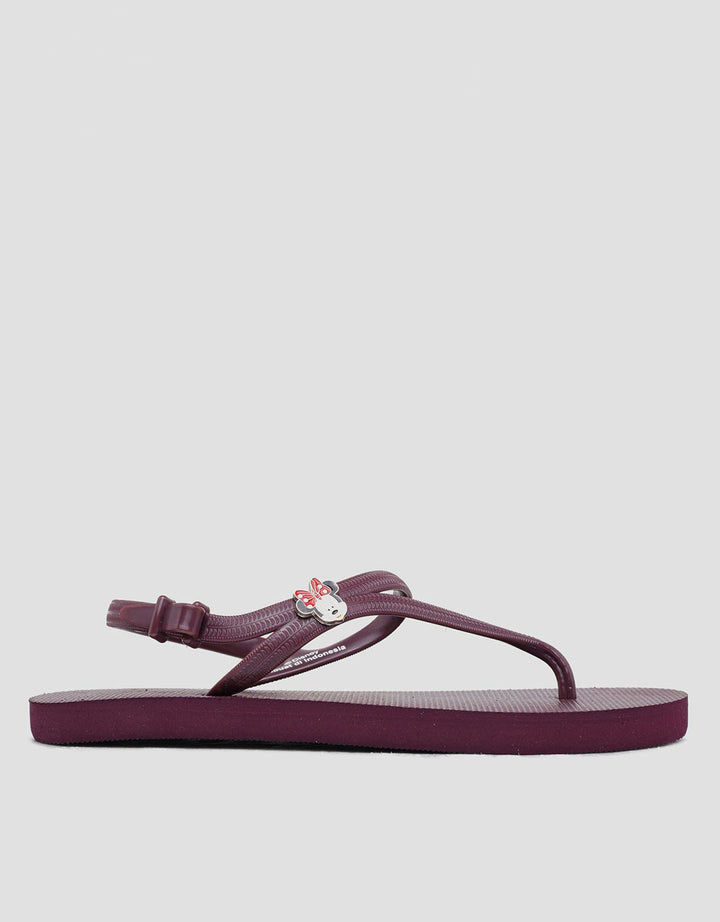 Disney T-Bar Minnie Women's Slingback Sandals