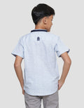 Nevada Casual Linen Slub Print Short Sleeve Koko Boys