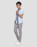 Nevada Casual Linen Slub Print Short Sleeve Koko Boys