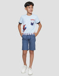 Marvel Spiderman Check Spidey Jump Boys Short Sleeve T-Shirt