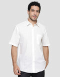 Cole Slub Print Men's Short Sleeve Shirt