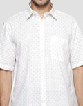Cole Slub Print Men's Short Sleeve Shirt
