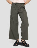 American Jeans Nylon With Side Pockets Celana Jogger Wanita