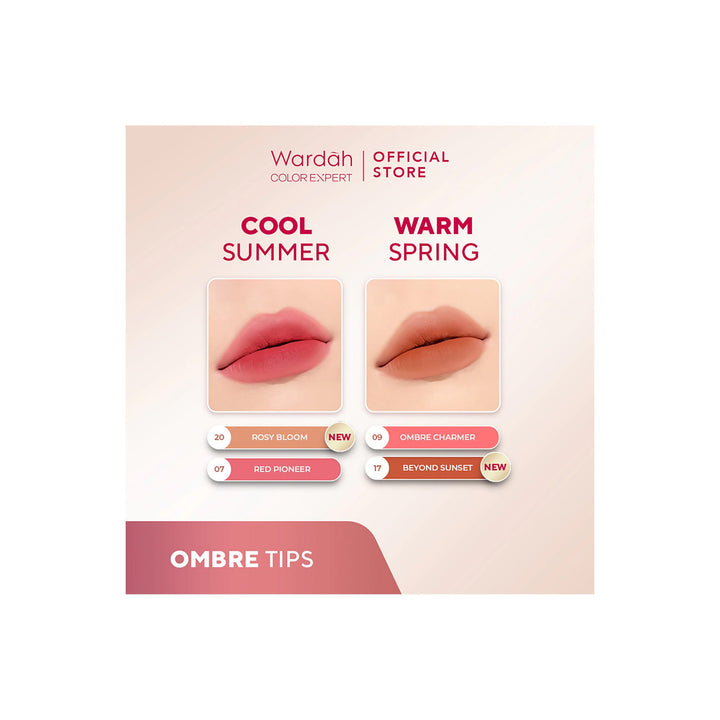 Wardah Colorfit Velvet Matte Lip Mousse 21 Magnetic Red 4 g