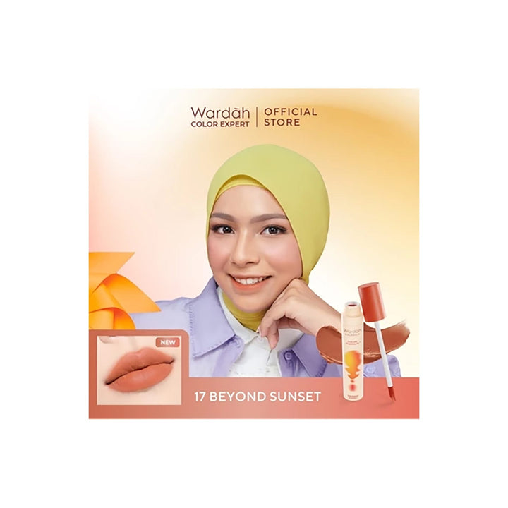 Wardah Colorfit Velvet Matte Lip Mousse 17 Beyond Sunset 4 g