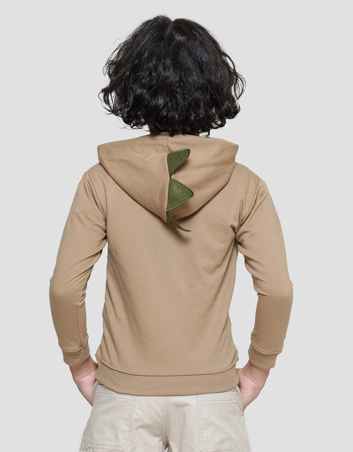 Little M Terry Dino Boys Jacket Application
