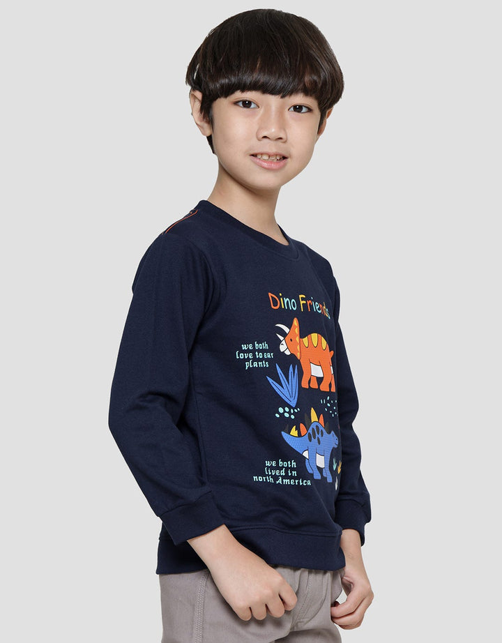 Little M Dino Friends Sweater Anak Laki-Laki