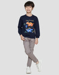 Little M Dino Friends Sweater Anak Laki-Laki