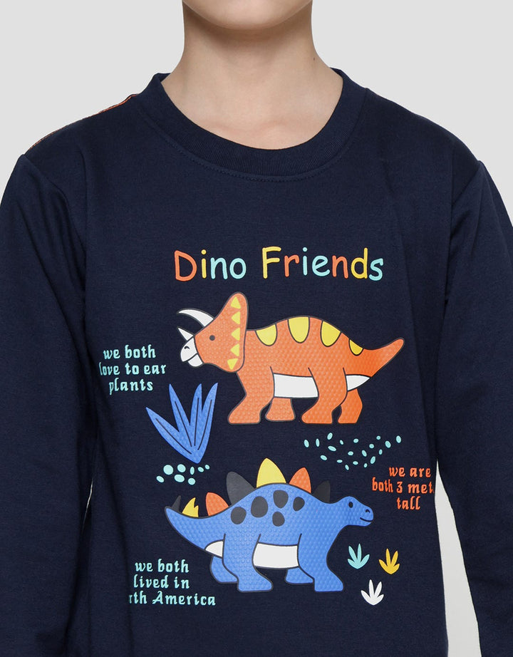 Little M Dino Friends Sweater Anak Laki-Laki