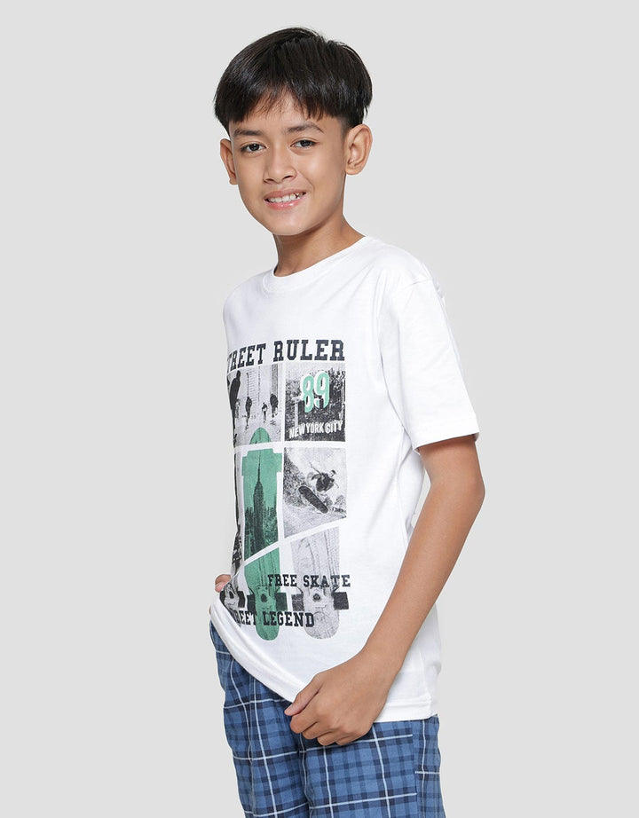 Nevada Street Ruler Kaos Anak Laki-laki