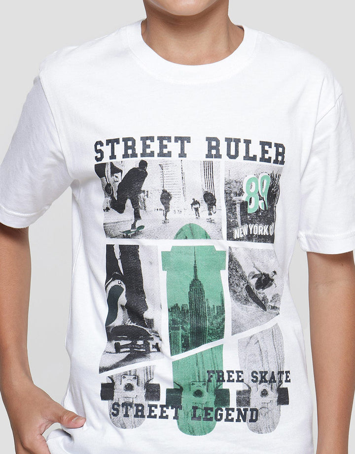 Nevada Street Ruler Kaos Anak Laki-laki