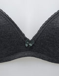 Nevada Non Wired Solid With Lined Lace Non Push Up Regular Bra Wanita