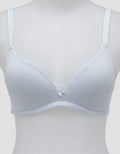 Nevada Non Wired Solid With Lined Lace Non Push Up Regular Bra Wanita