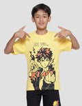 Aero Are You Ready Anime Print Short Sleeve T-shirt Boys