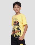 Aero Are You Ready Anime Print Short Sleeve T-shirt Boys