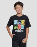 Aero Anime Full Of Strength Boys Short Sleeve T-Shirt