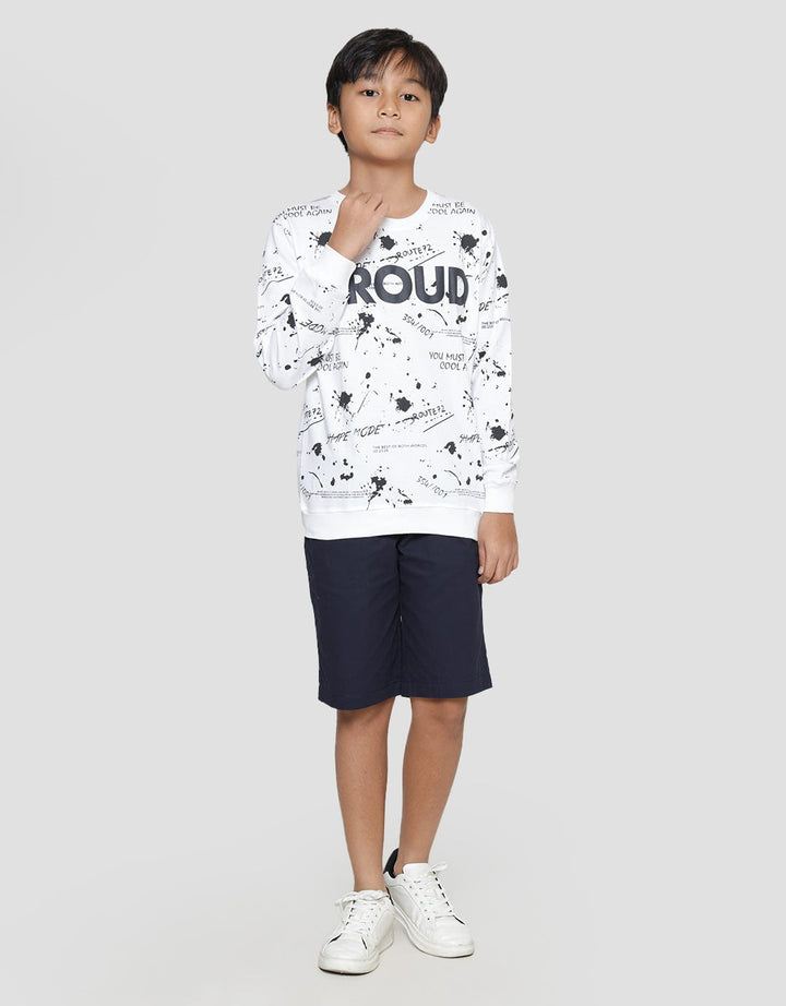 Aero Sweater Anak Laki-laki Print Proud