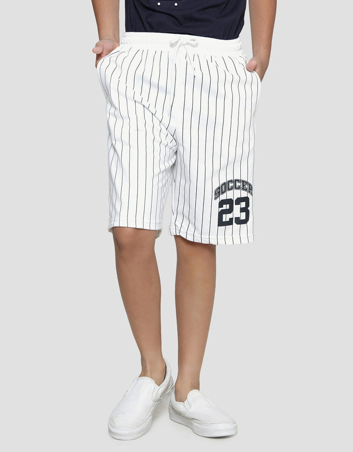 Aero Terry Stripe Soccer 23 Celana Pendek Anak Laki-Laki