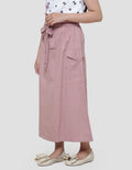 Nevada Tali Pinggang With 2 Front Pocket Rok Maxi Anak Perempuan