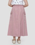 Nevada Tali Pinggang With 2 Front Pocket Rok Maxi Anak Perempuan