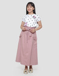 Nevada Tali Pinggang With 2 Front Pocket Rok Maxi Anak Perempuan