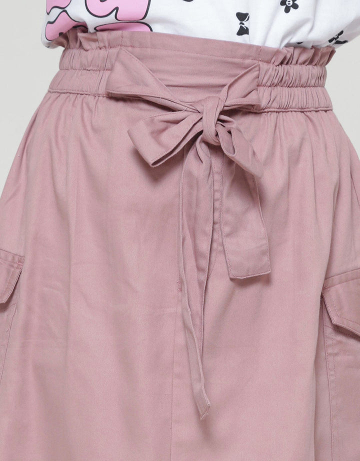 Nevada Tali Pinggang With 2 Front Pocket Rok Maxi Anak Perempuan